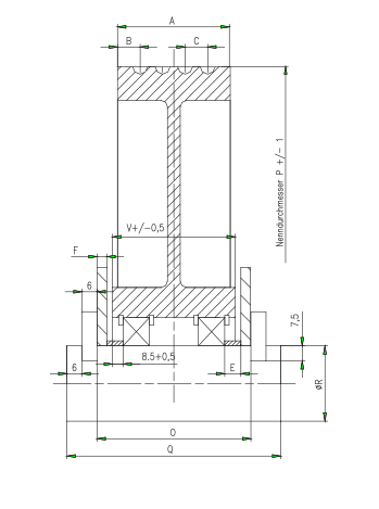 Skizze Achshalterausführung