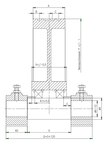 Skizze Lagerbockausführung